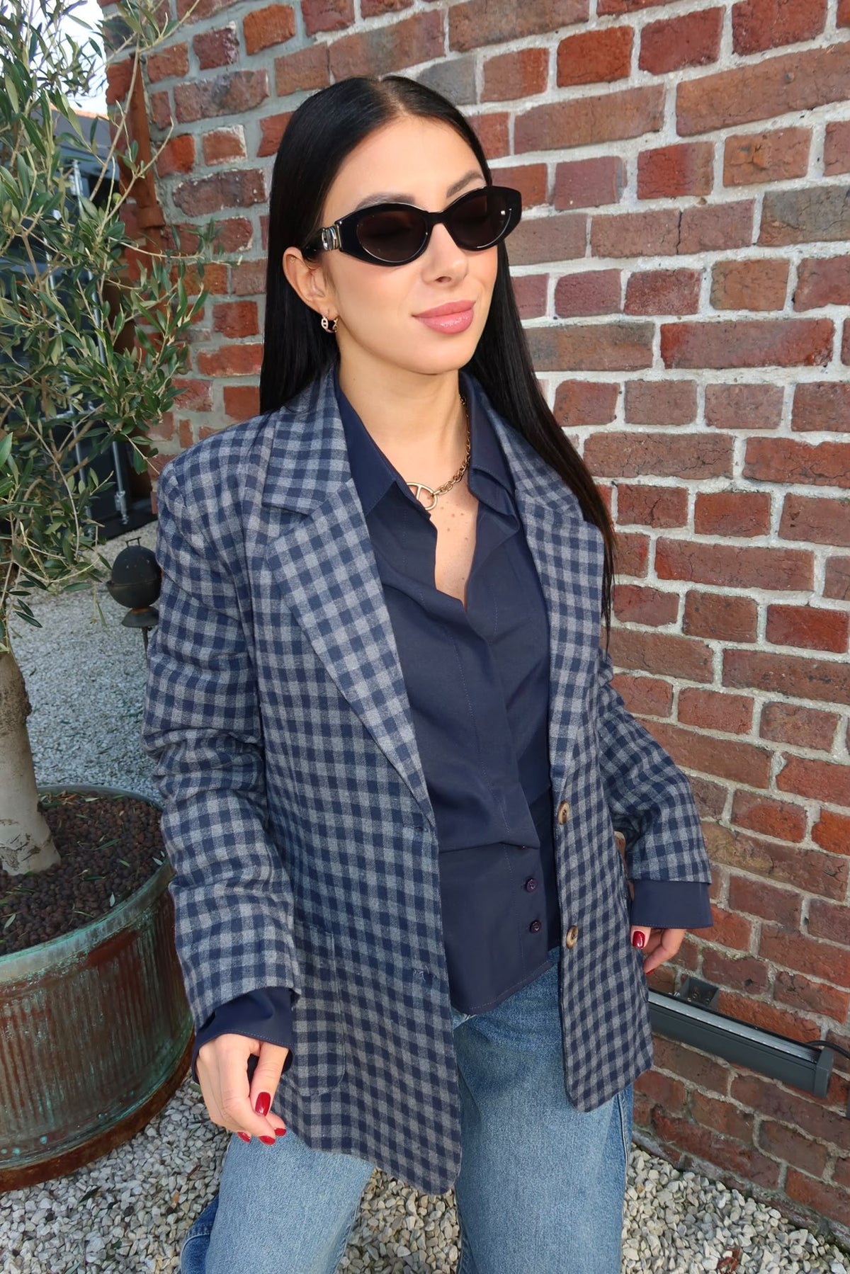 Blazer Caroline Bleu