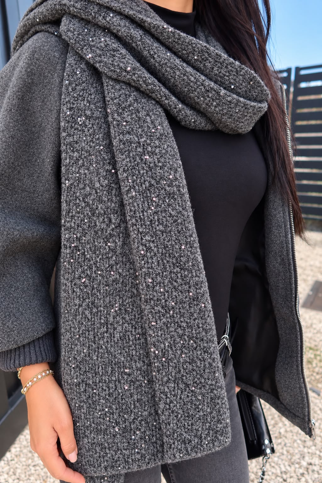 Echarpe Sola Gris - Only
