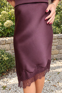 Jupe Faraya Bordeaux - Only