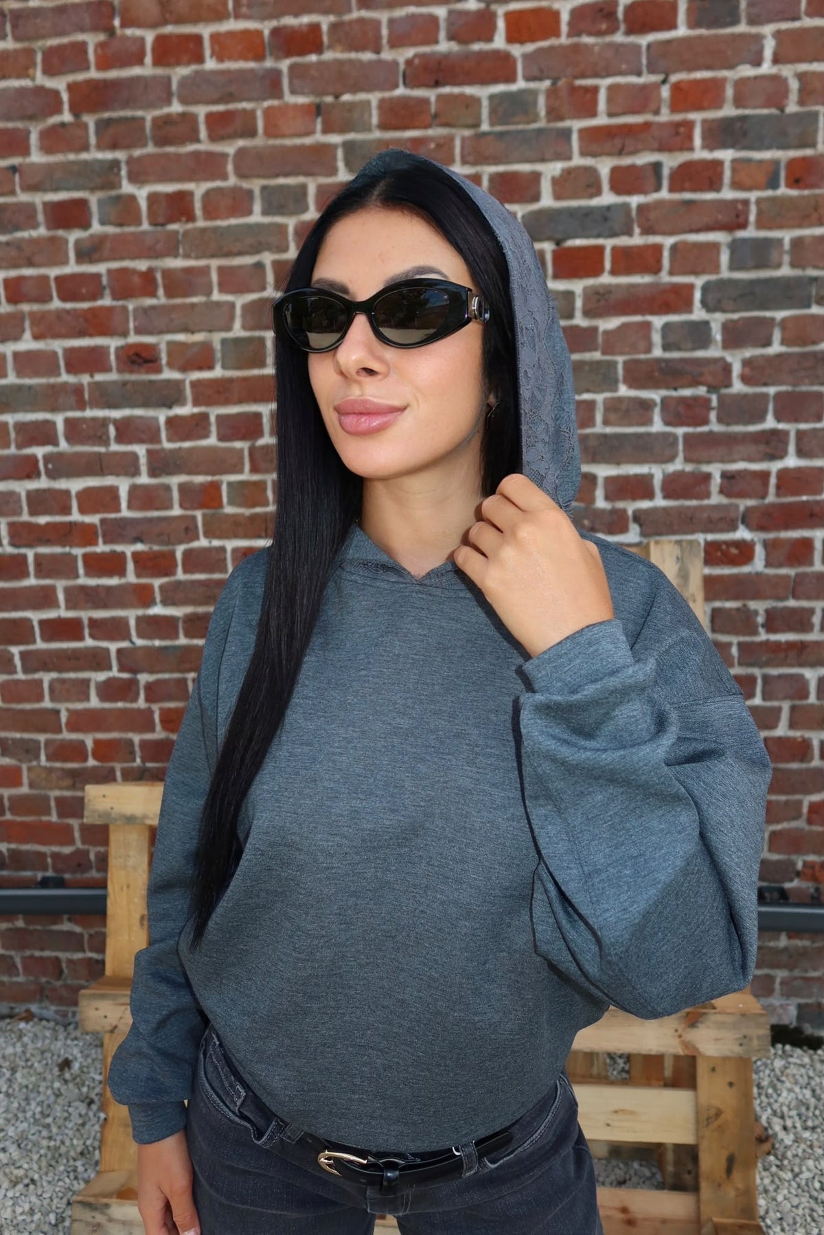 Sweat Flame Gris - Only