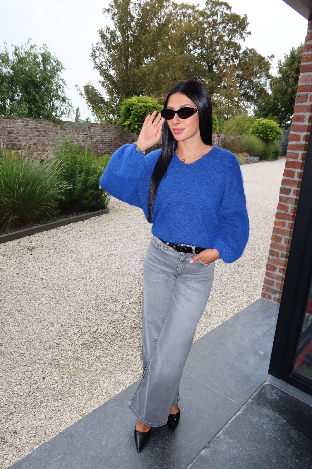 Pull Allie Bleu electrique - Pieces