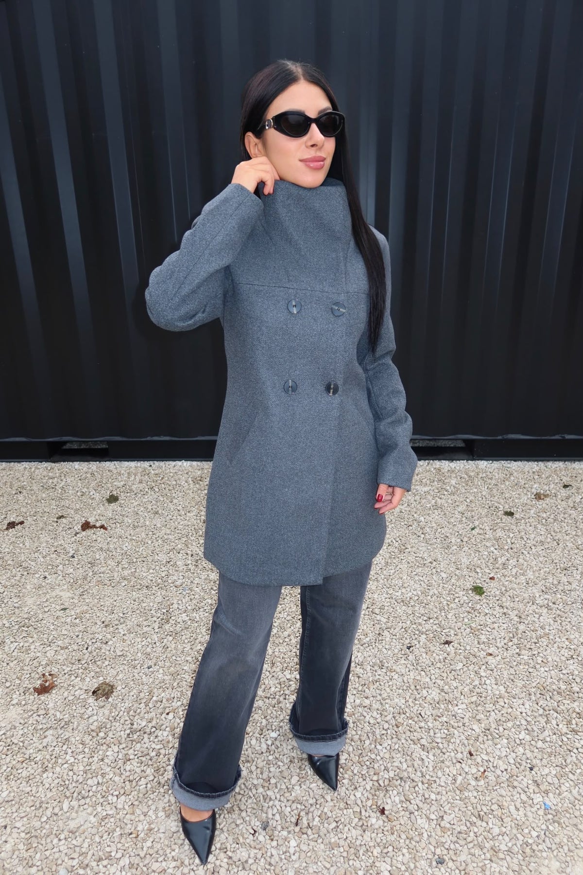 Manteau Blake Gris - Only