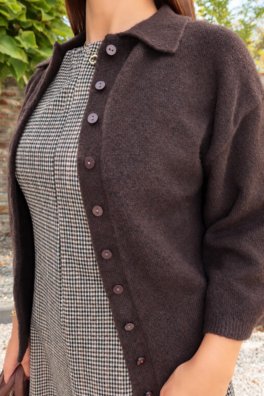Cardigan Macey Marron - Only