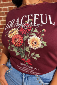 T-shirt Lucy Fig / Graceful - Carmakoma