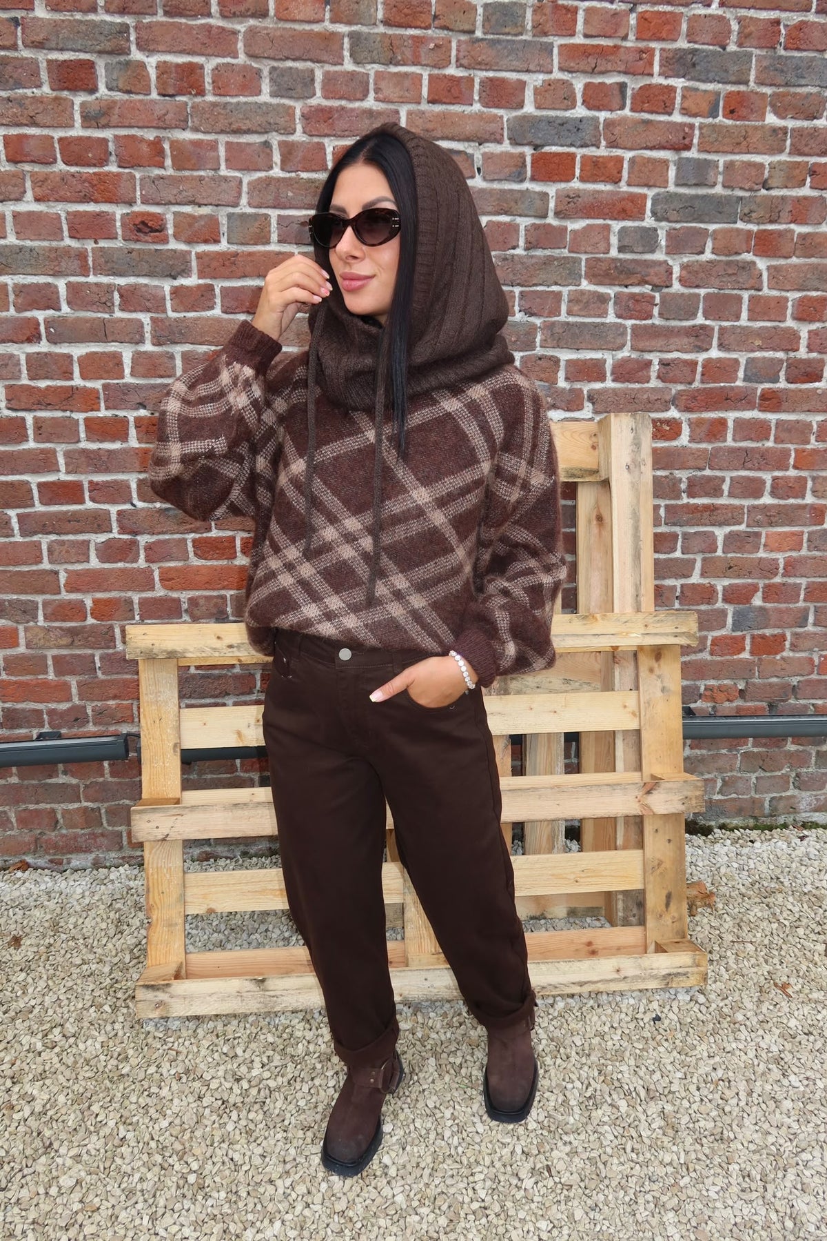 Pull Noeme Marron - Only