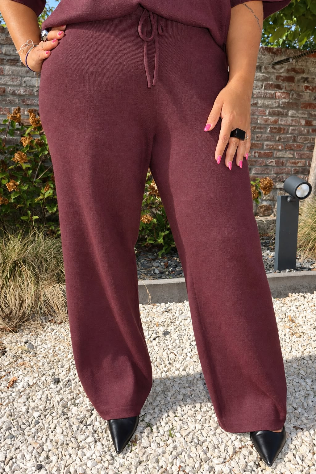 Pantalon Sitery Bordeau - Carmakoma