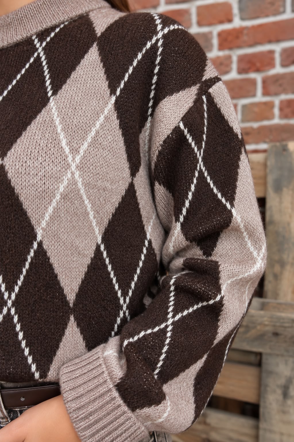Pull Bianka Marron - JDY