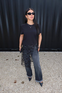 Foulard Cordelia Black Skirt - Pieces