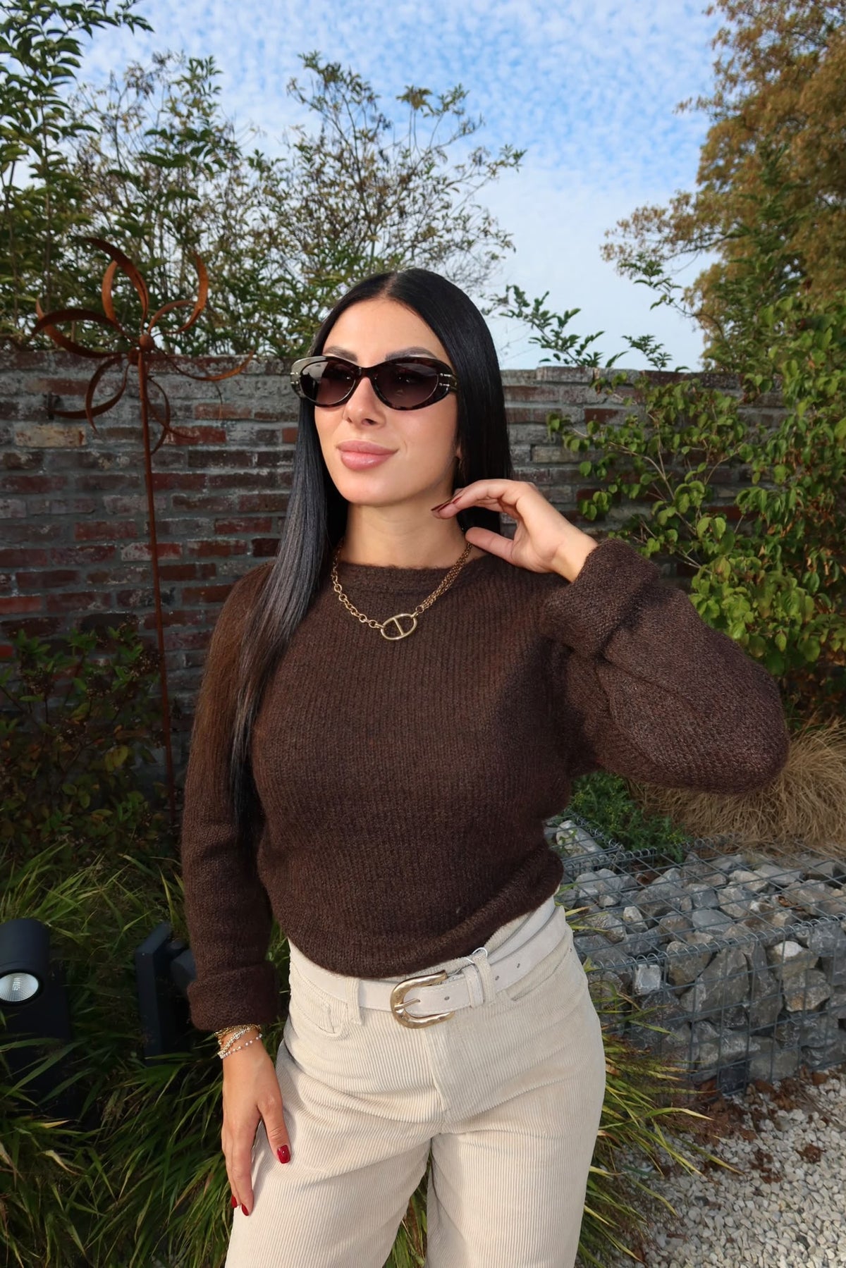 Pull Maggie Marron - Only