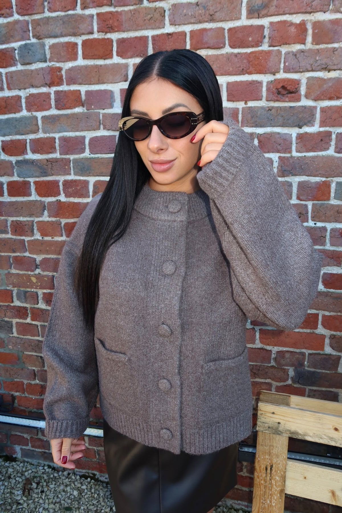 Cardigan Kimie Marron - JDY