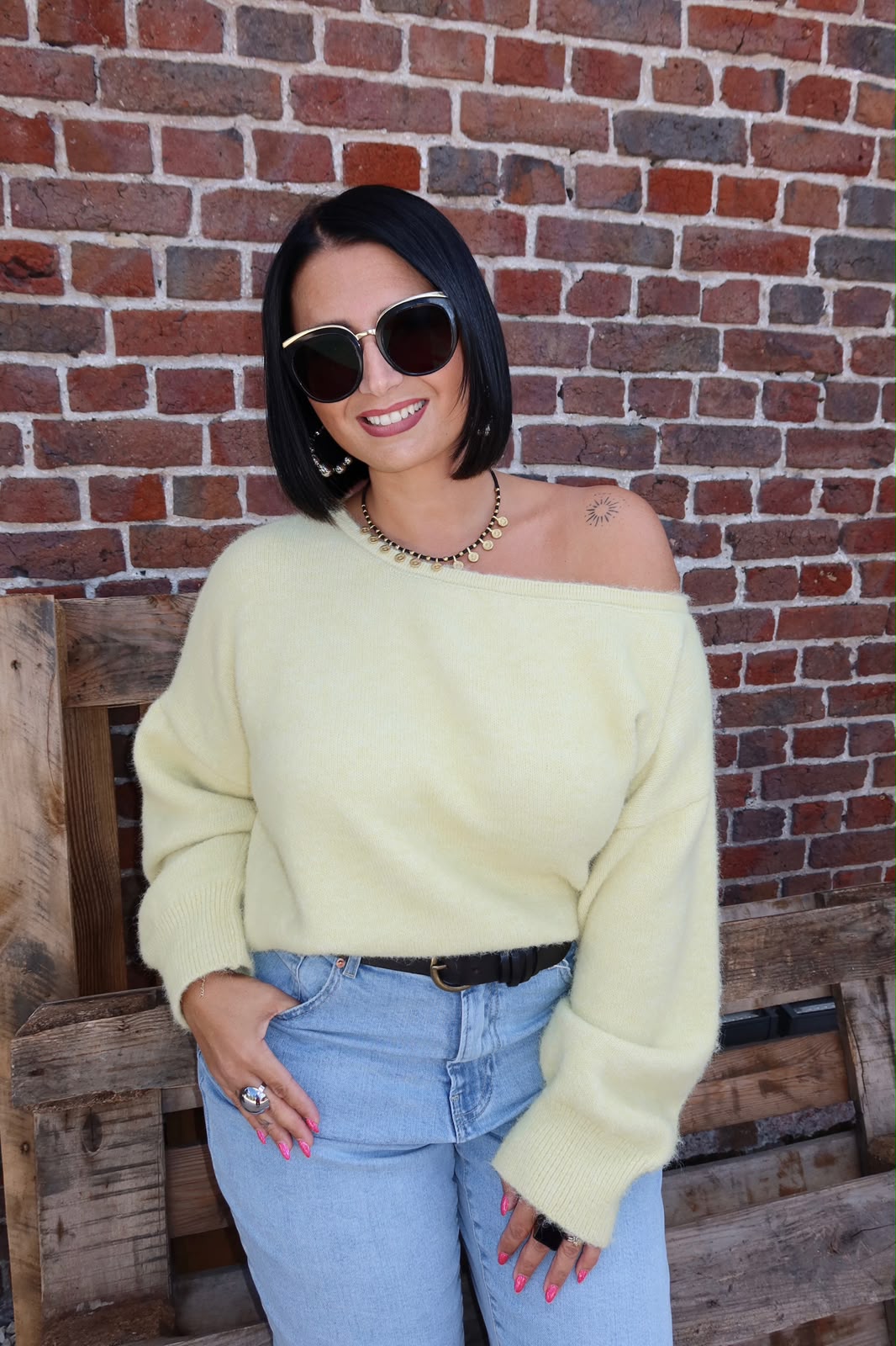 Pull Melina Jaune
