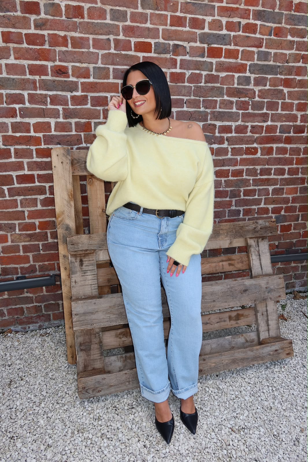 Pull Melina Jaune