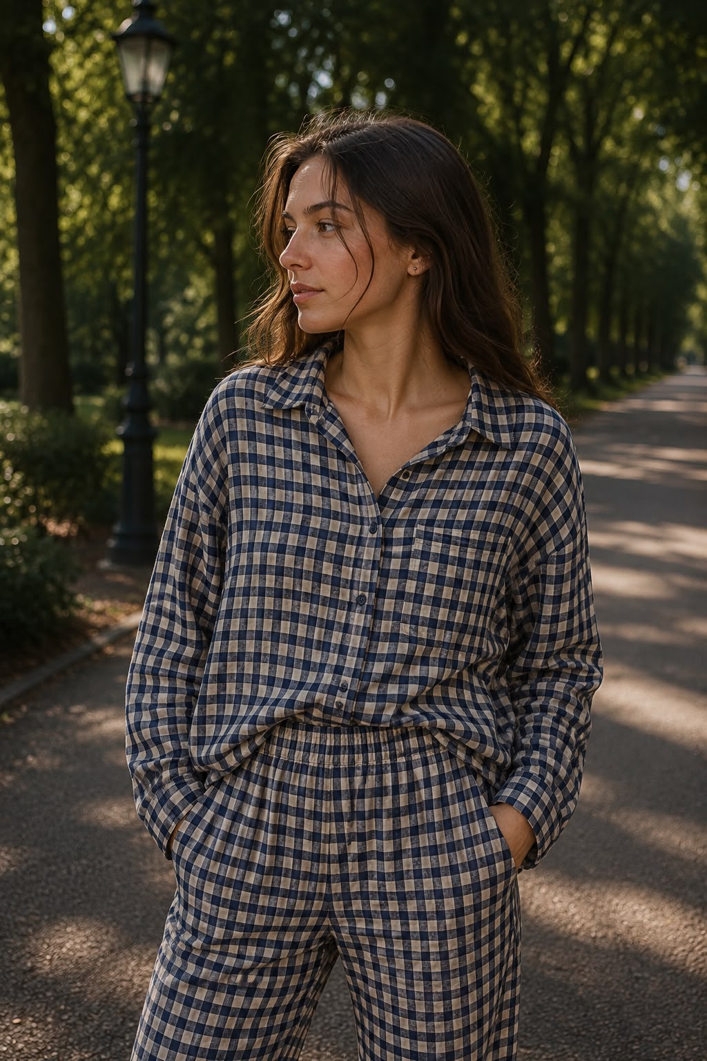 Chemise Daliana Bleu marine