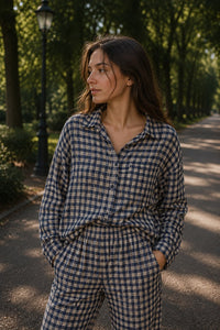 Chemise Daliana Bleu marine