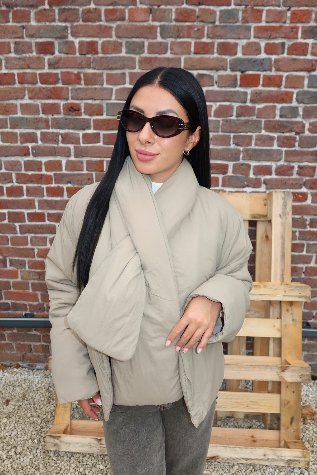 Veste Elma Taupe - Only
