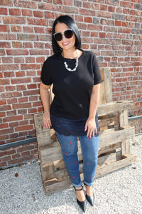 T-shirt Lise Noir - Carmakoma