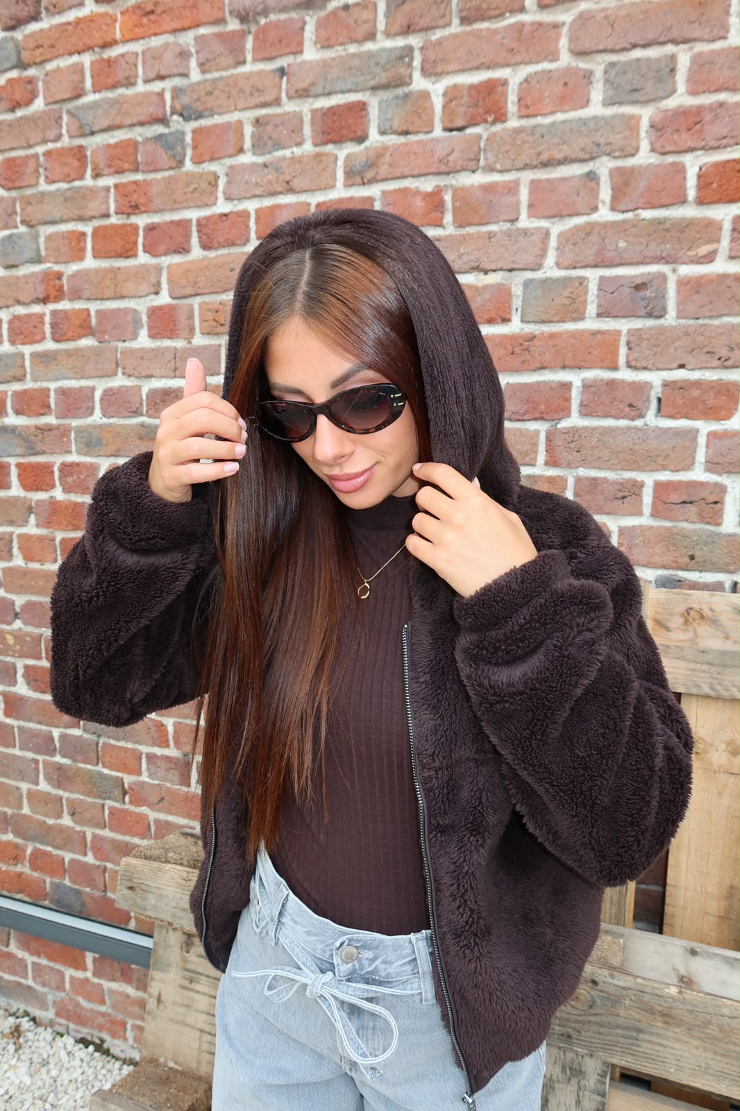 Gilet New Anna Chocolate - Only