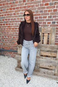 Gilet New Anna Chocolate - Only