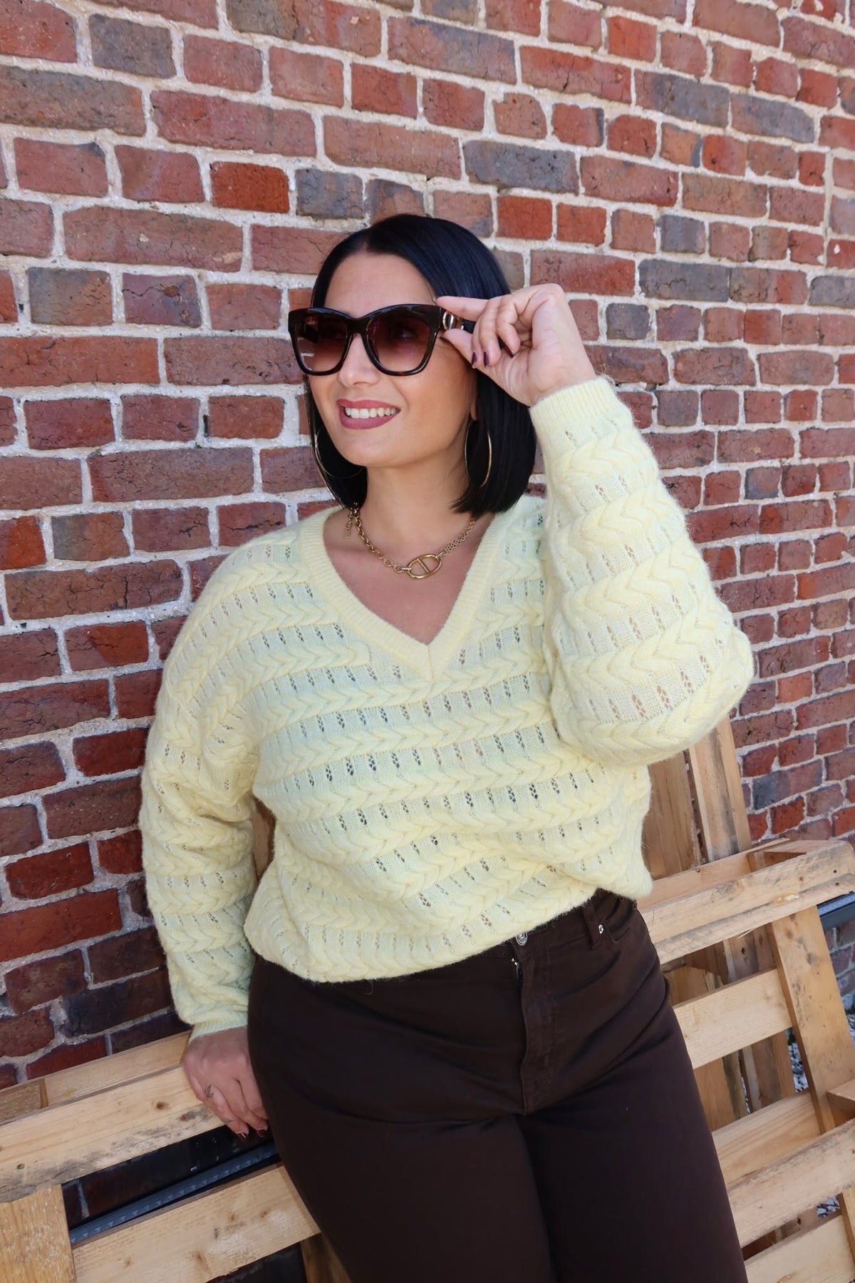 Pull Cabala Jaune
