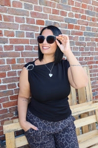 Blouse Club Noir - Carmakoma