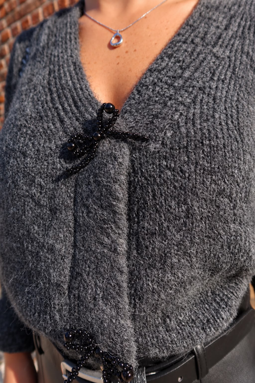 Cardigan Zaggie Gris - Only