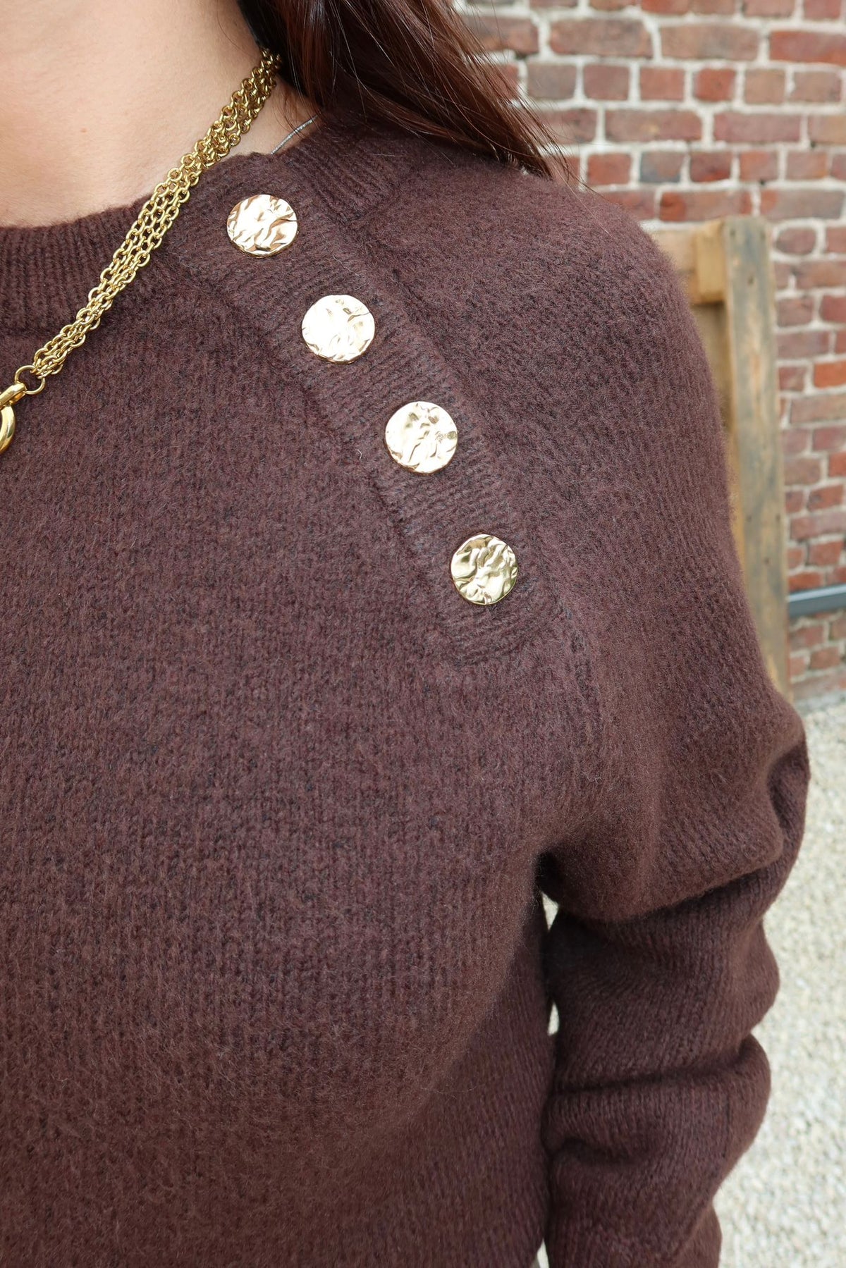 Pull Emma Marron - Only