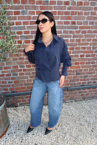 Chemise Ombeline Bleu marine