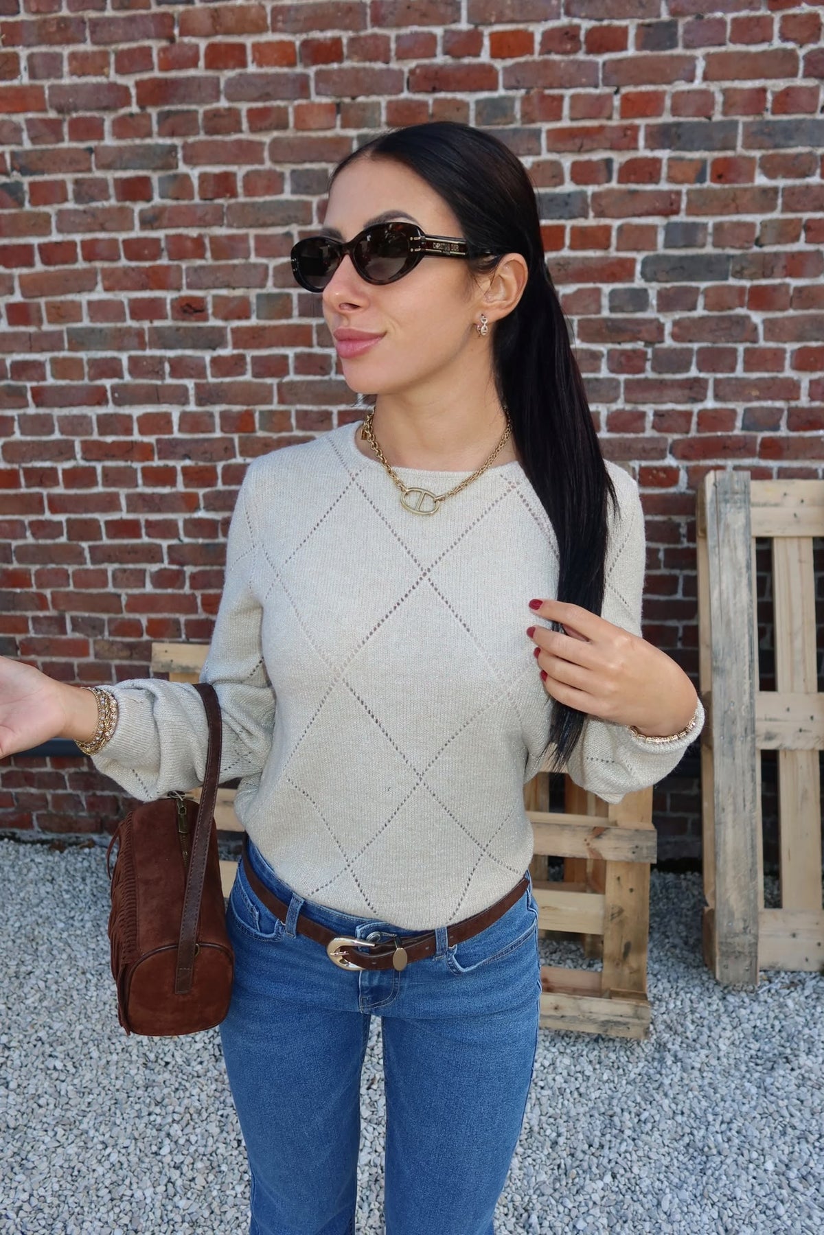 Pull Aspen Beige - JDY