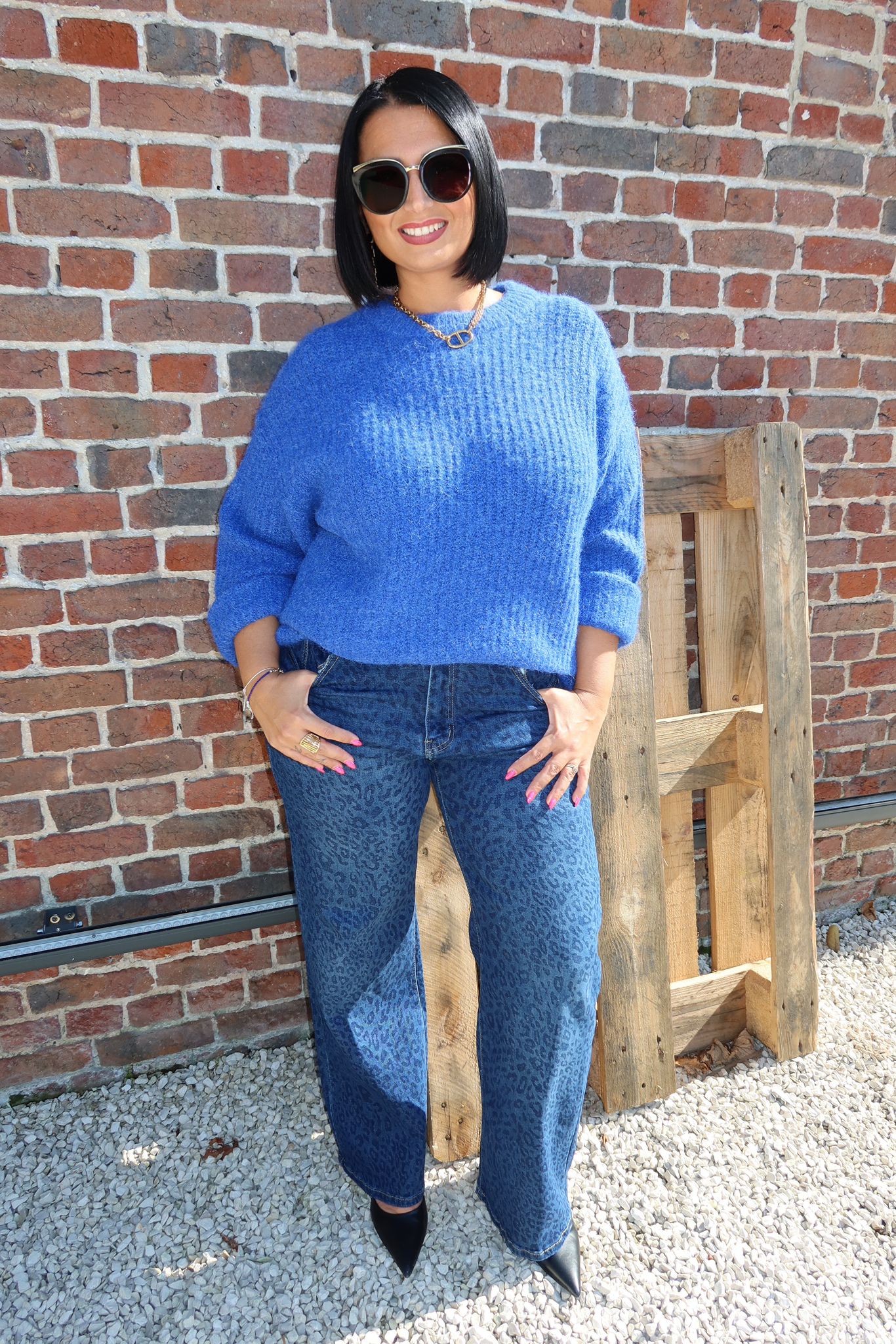Pull Maggie Bleu electrique