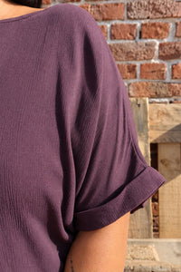 Blouse Vilma Prune - Carmakoma