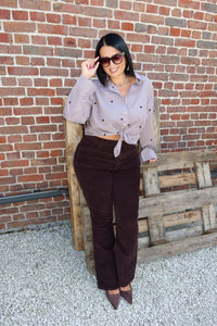 Pantalon Mary Choco - Carmakoma