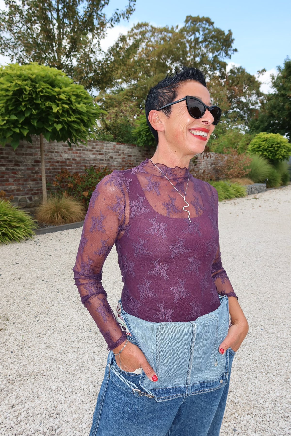 Blouse Vio Prune