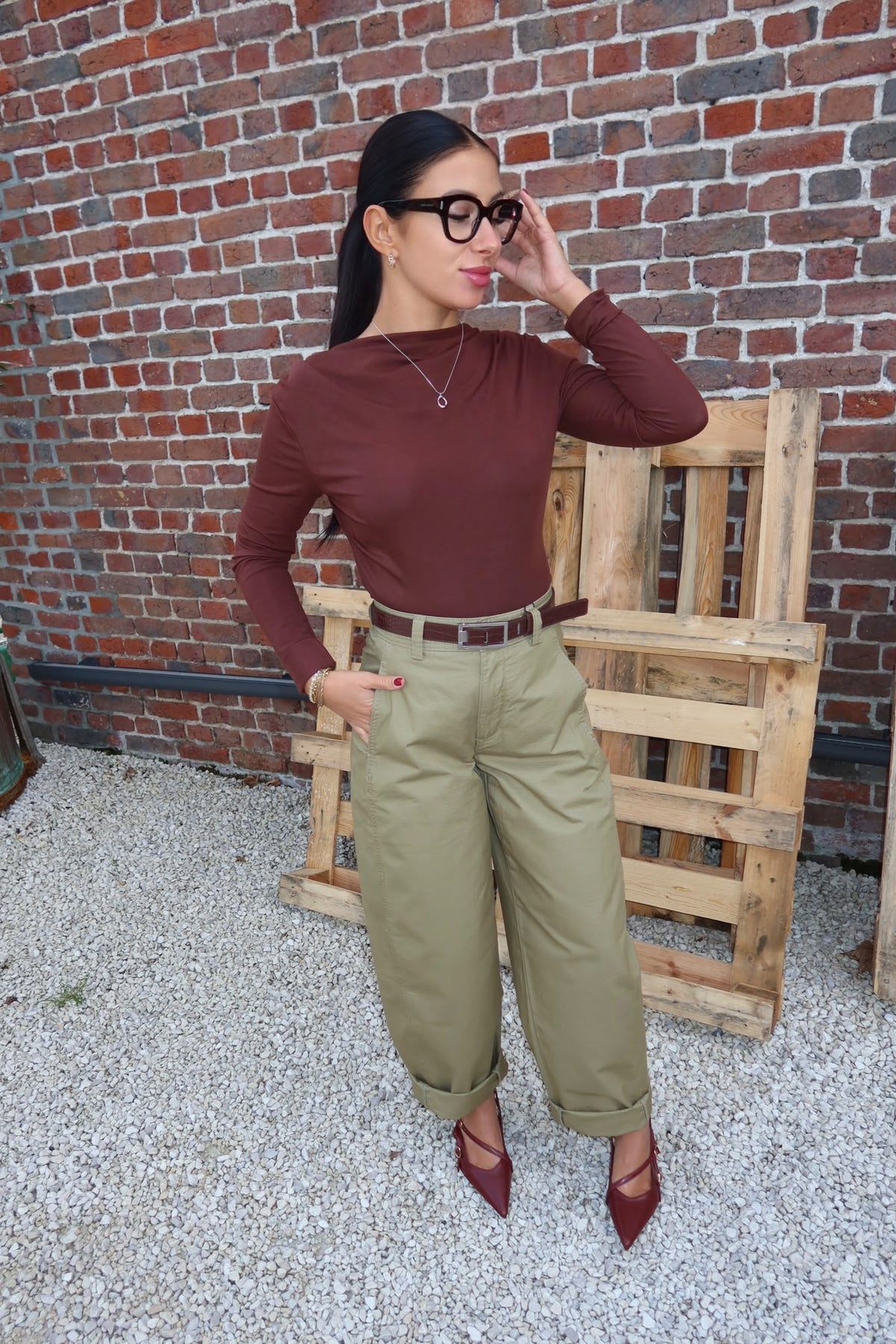 Blouse Cassia Rum Raisin - JDY