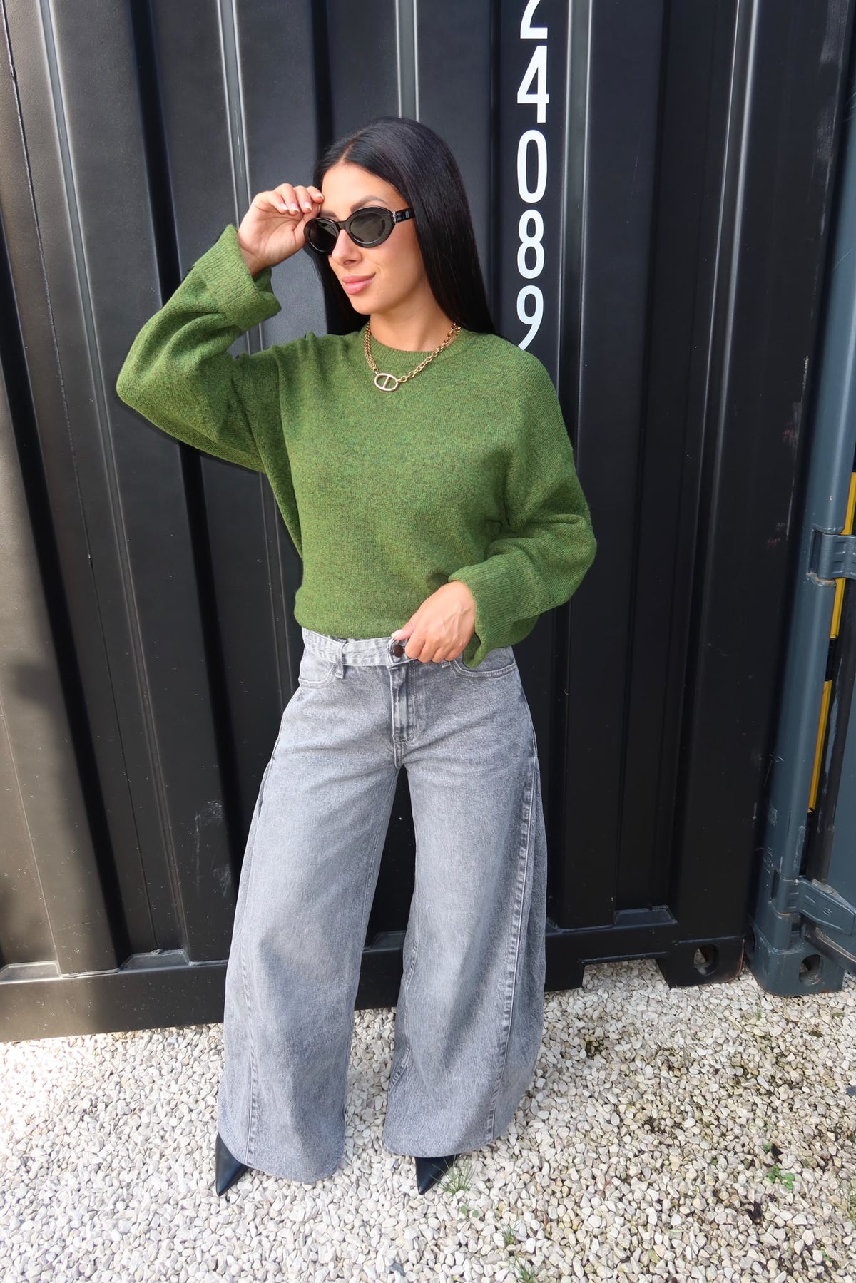 Pull Simoni Vert - Only