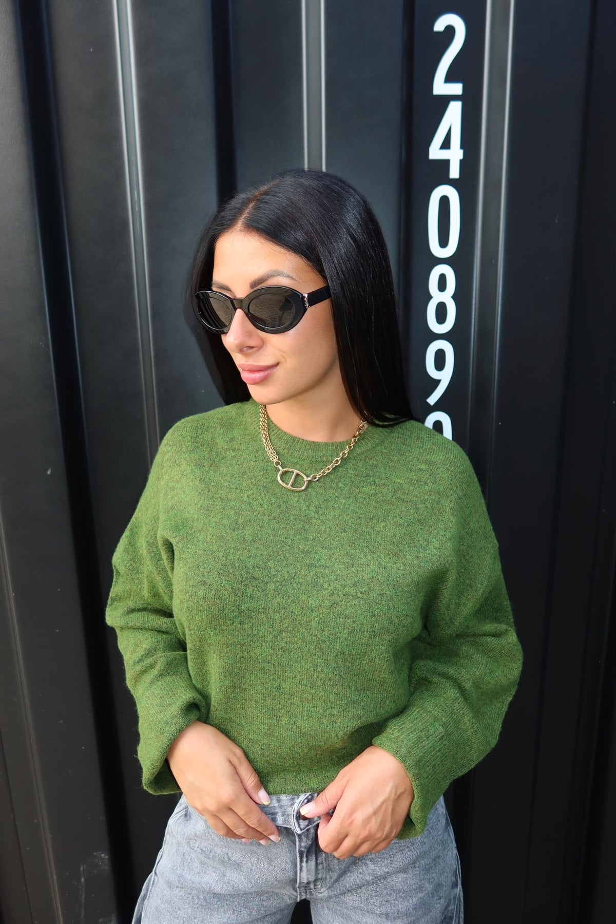 Pull Simoni Vert - Only