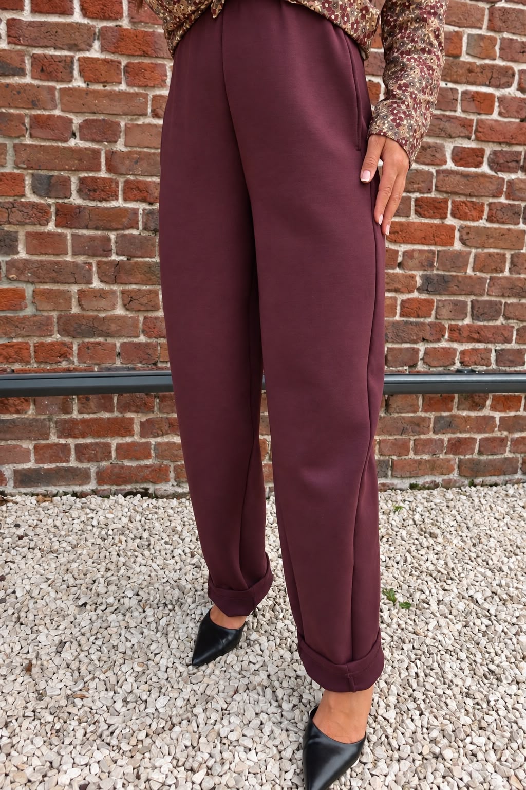 Pantalon Frankie Bordeau - JDY