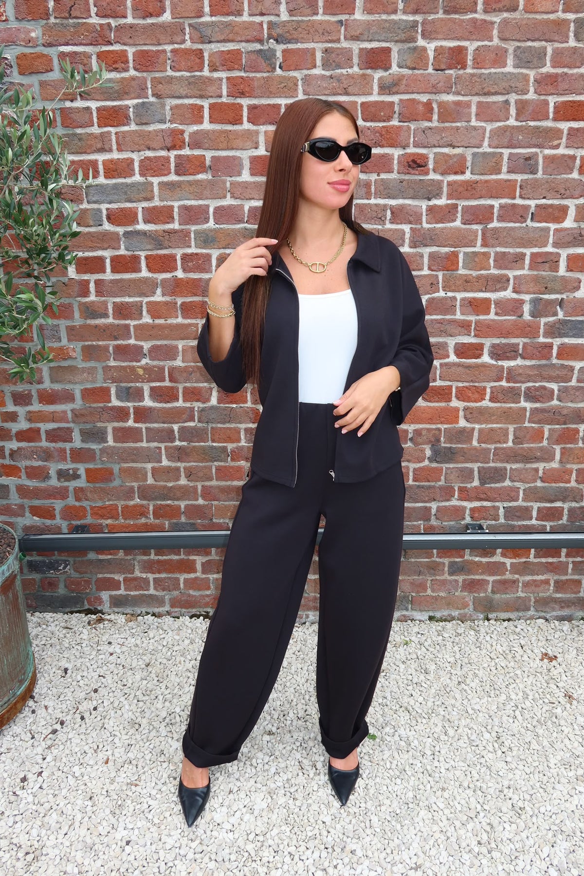 Pantalon Frankie Noir - JDY