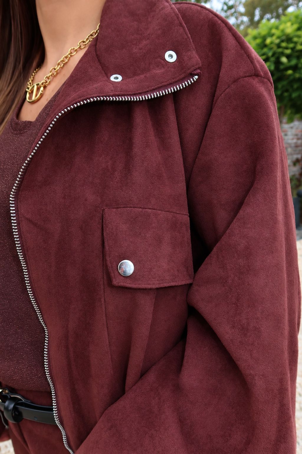 Veste Valentine Bordeau
