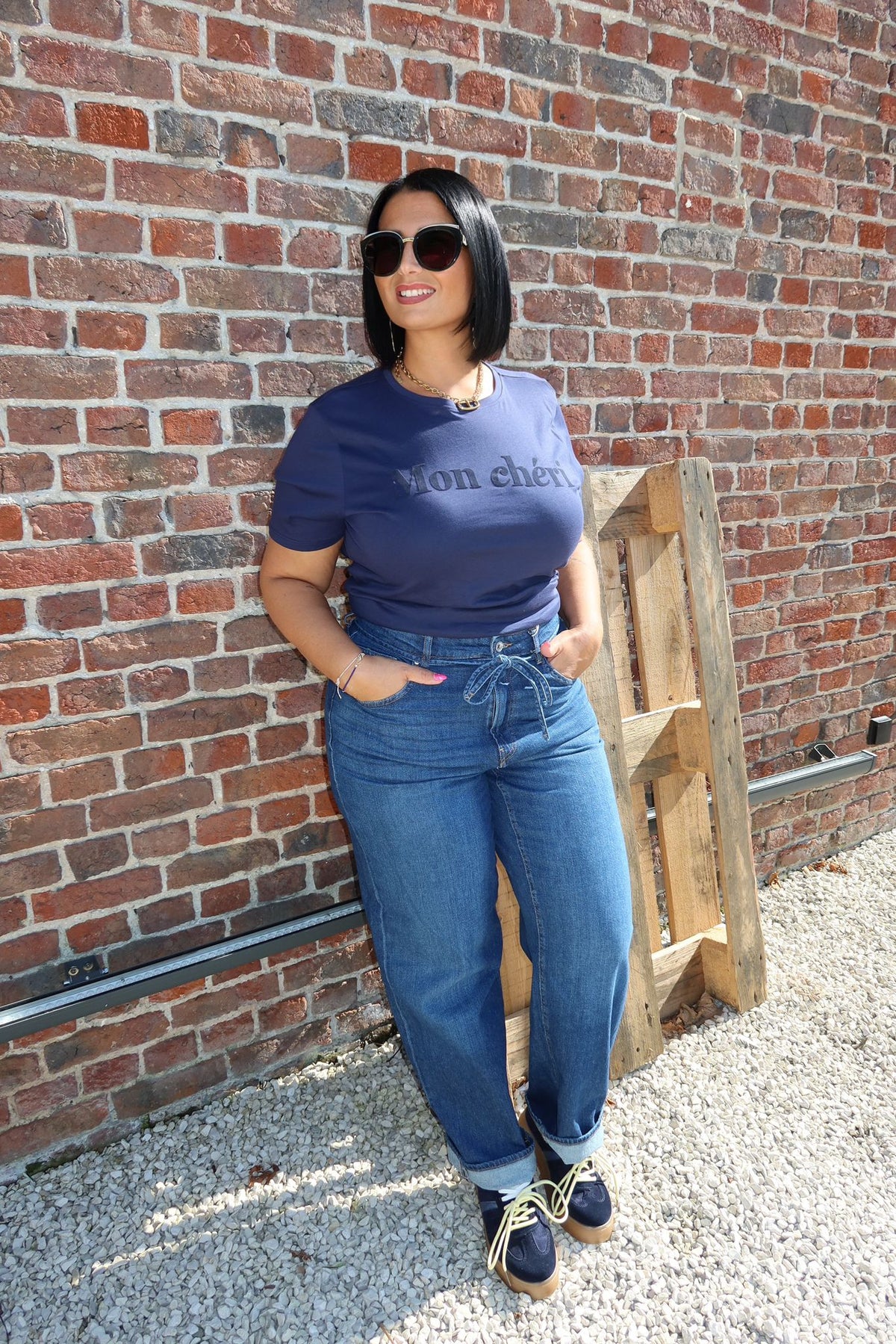 T-shirt Leon Bleu
