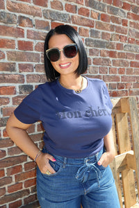 T-shirt Leon Bleu