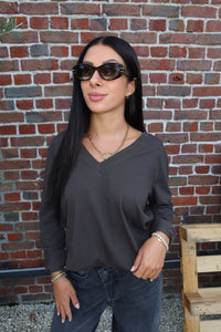 Blouse Olivia Choco