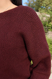Pull Camilla Bordeaux - Only