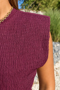 Blouse Debbie bordeau - Only