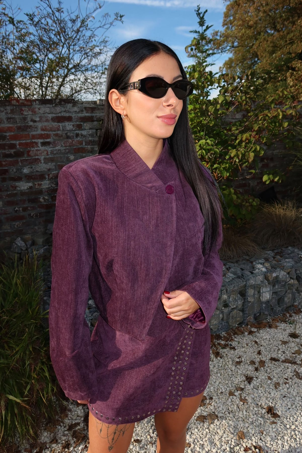Veste Ava prune