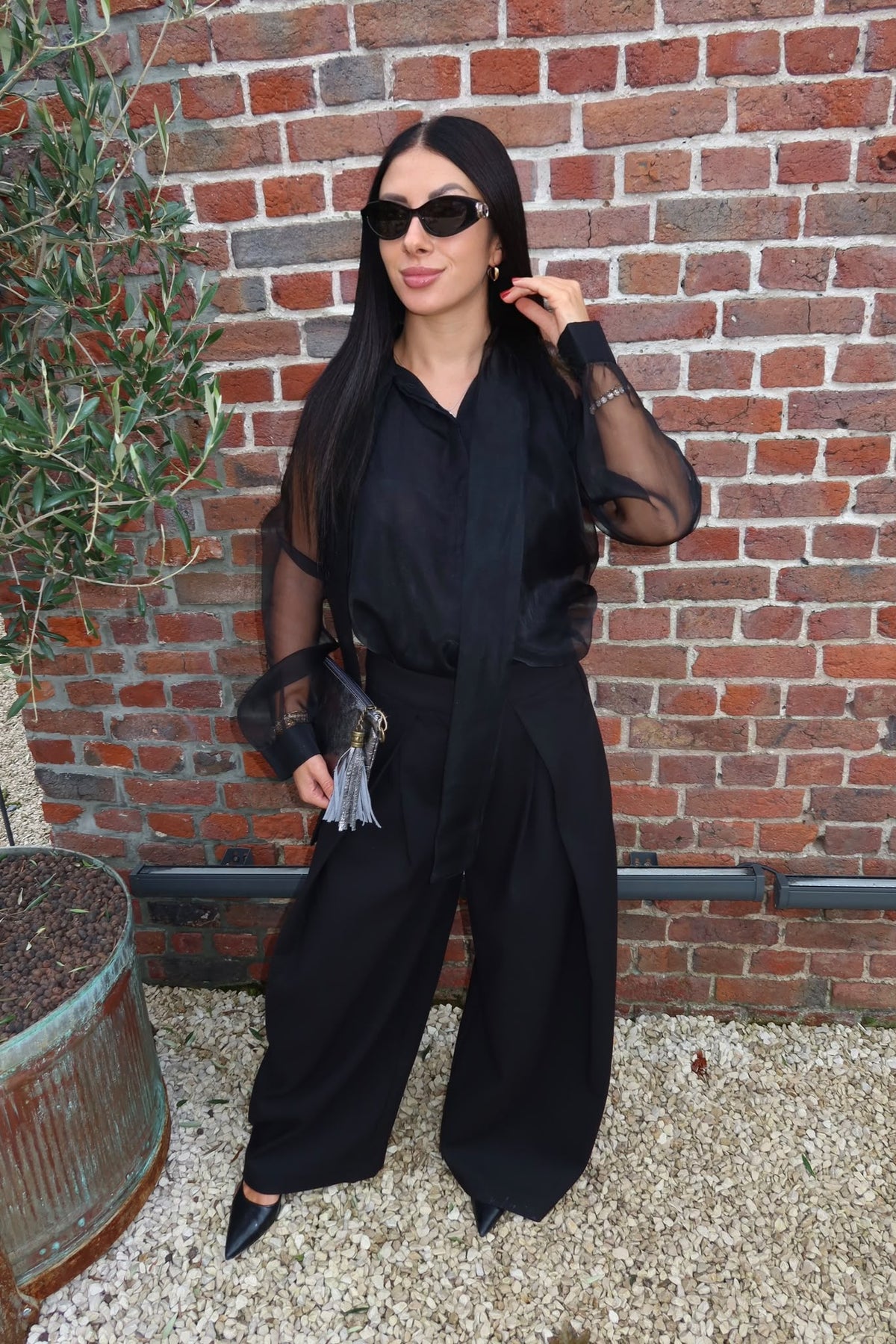 Top Lameria Noir - Only