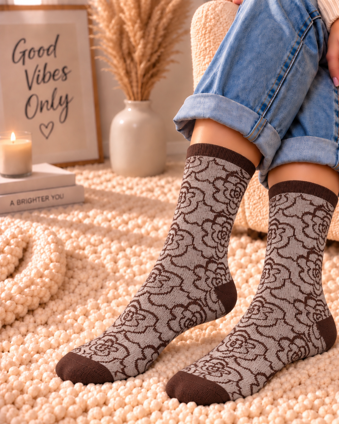 Chausettes Alma Choco - Pieces