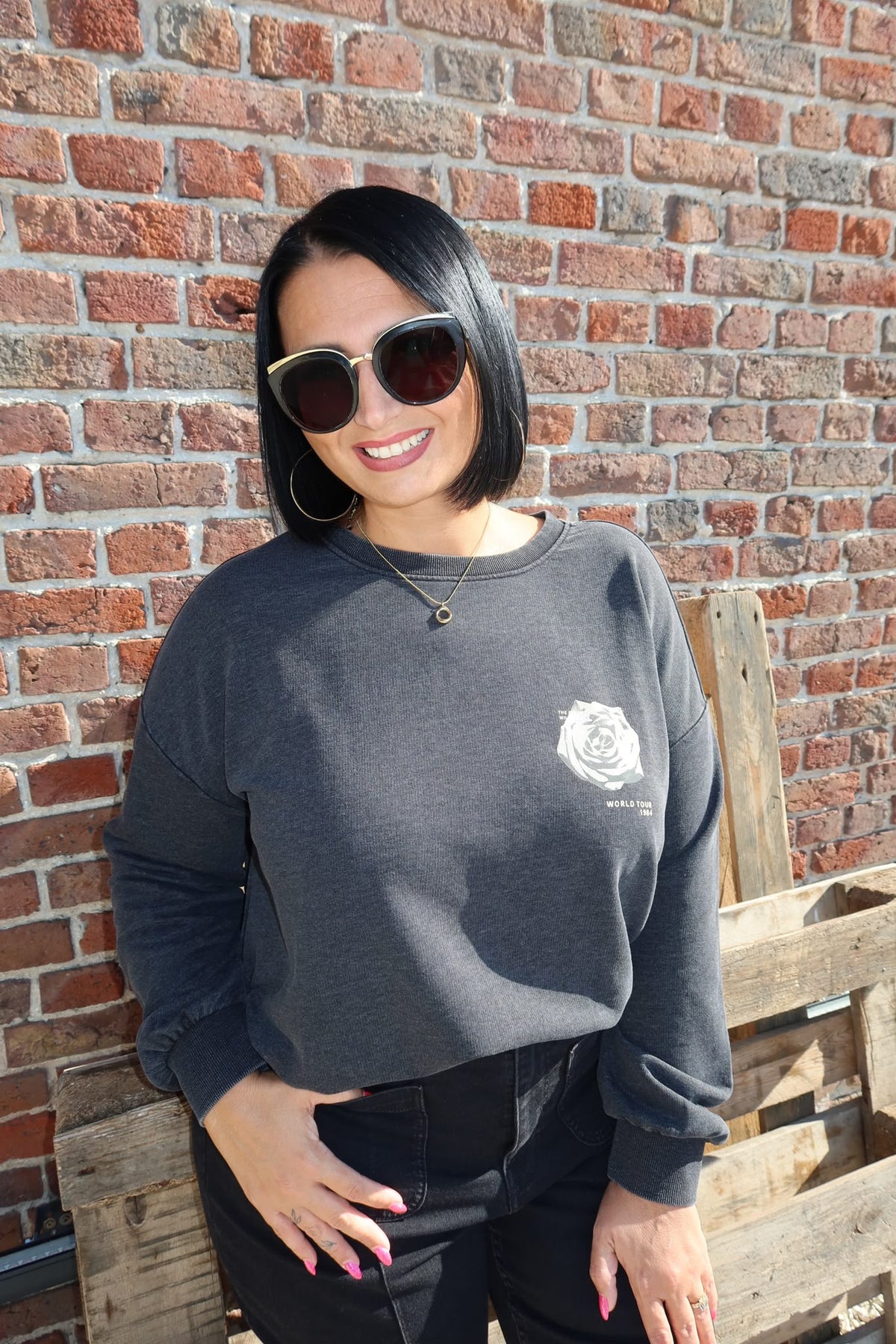 Sweat Lauren Gris - Carmakoma
