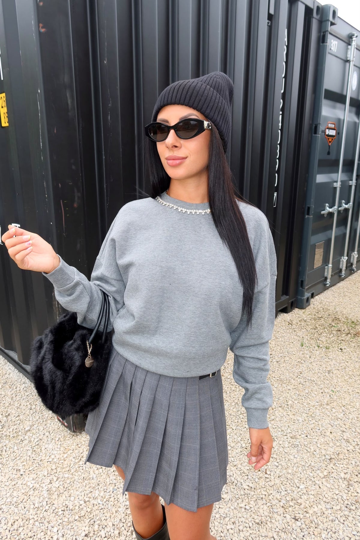 Sweat Prima Gris - JDY