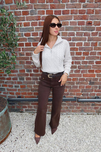 Pantalon Fiona Choco
