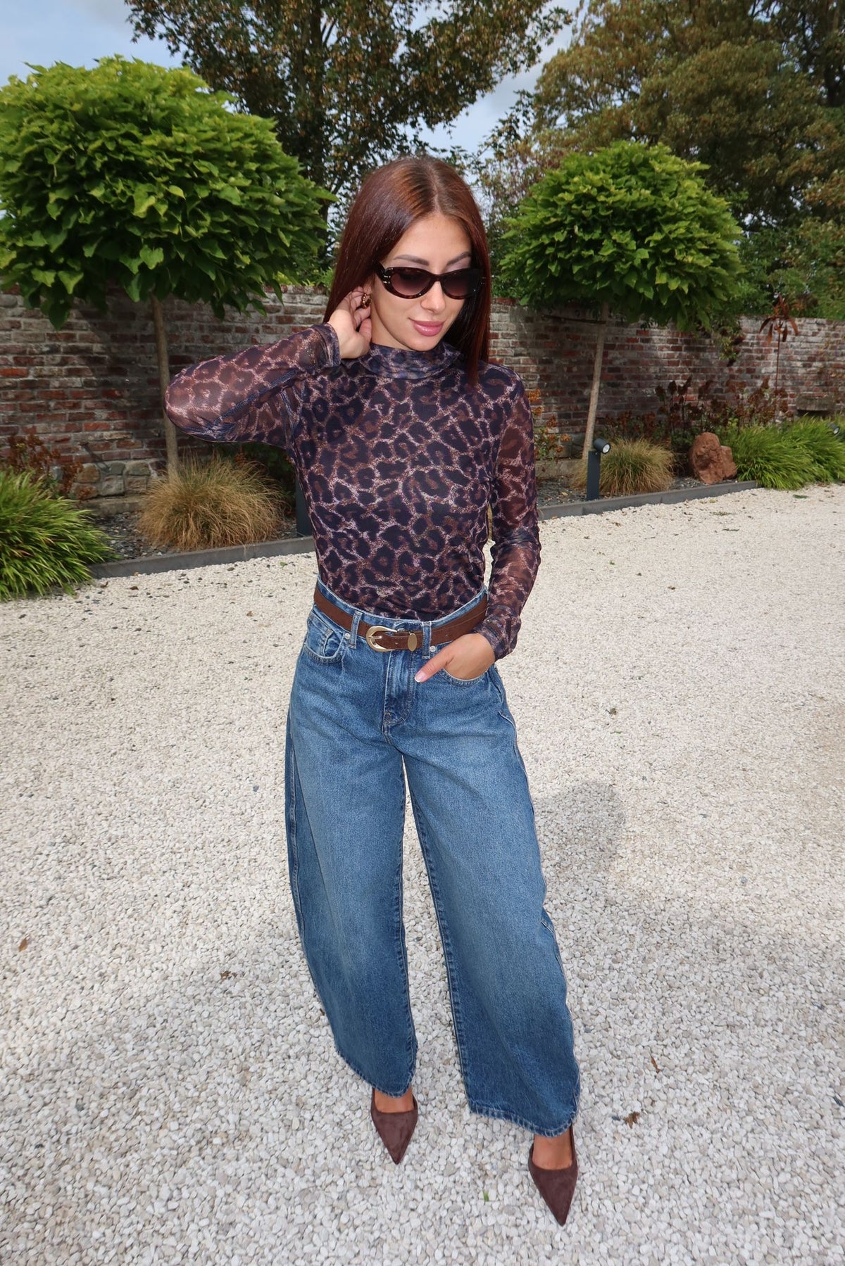 Blouse Erica Leopard